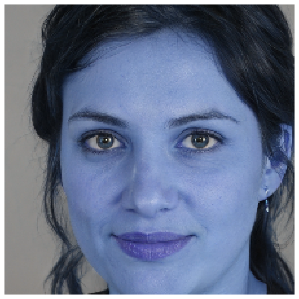 Face features of the person