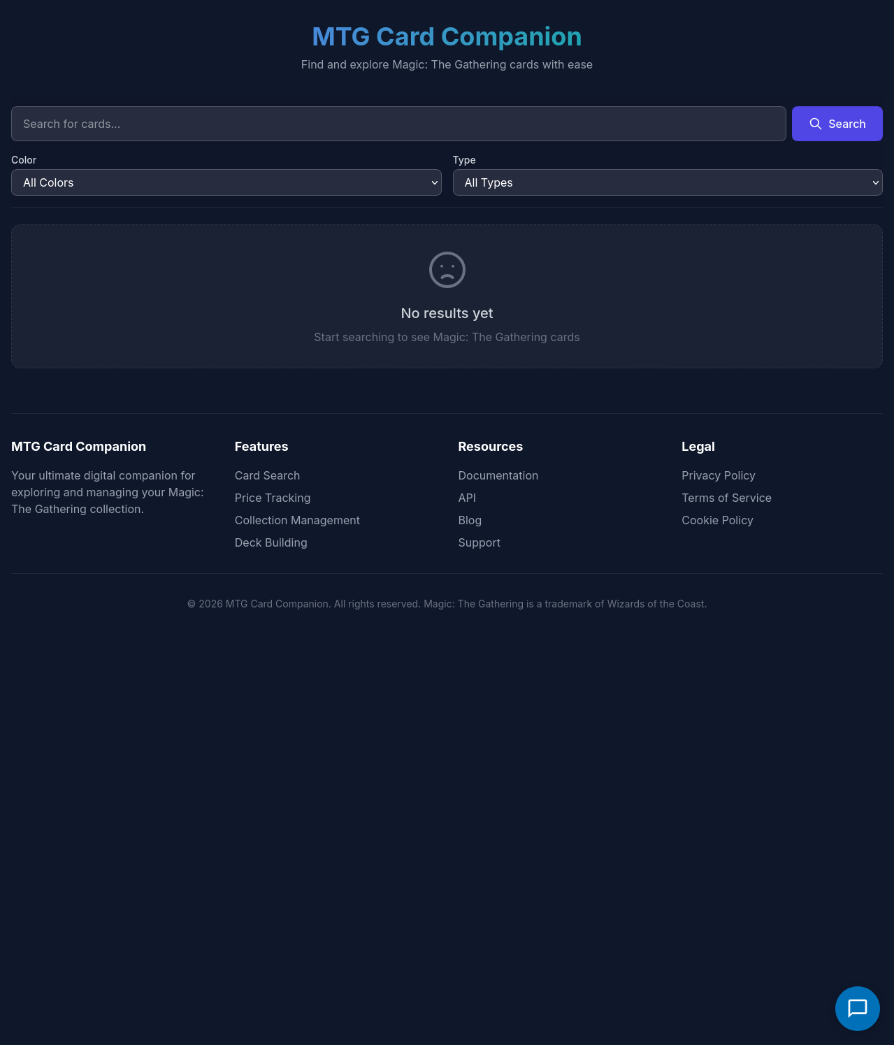 Companion App Search